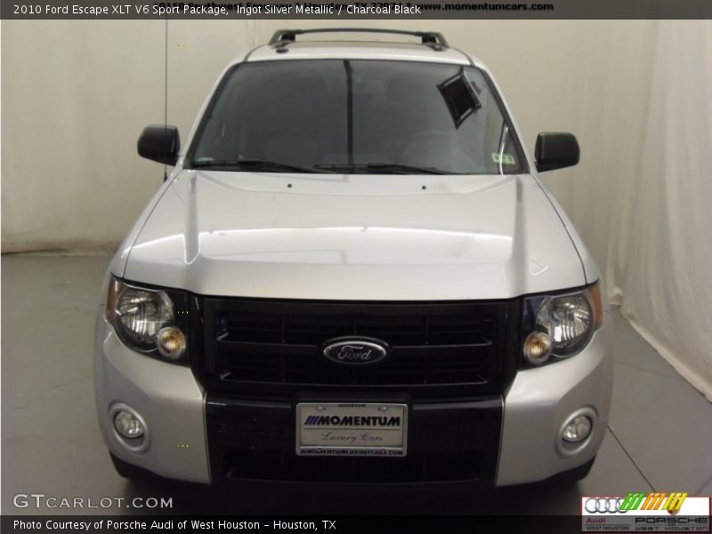 Ingot Silver Metallic / Charcoal Black 2010 Ford Escape XLT V6 Sport Package