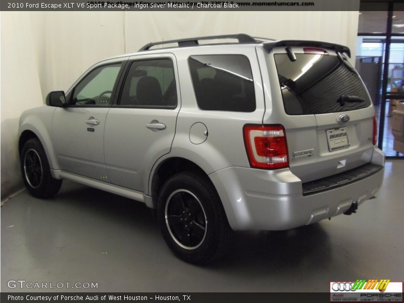 Ingot Silver Metallic / Charcoal Black 2010 Ford Escape XLT V6 Sport Package