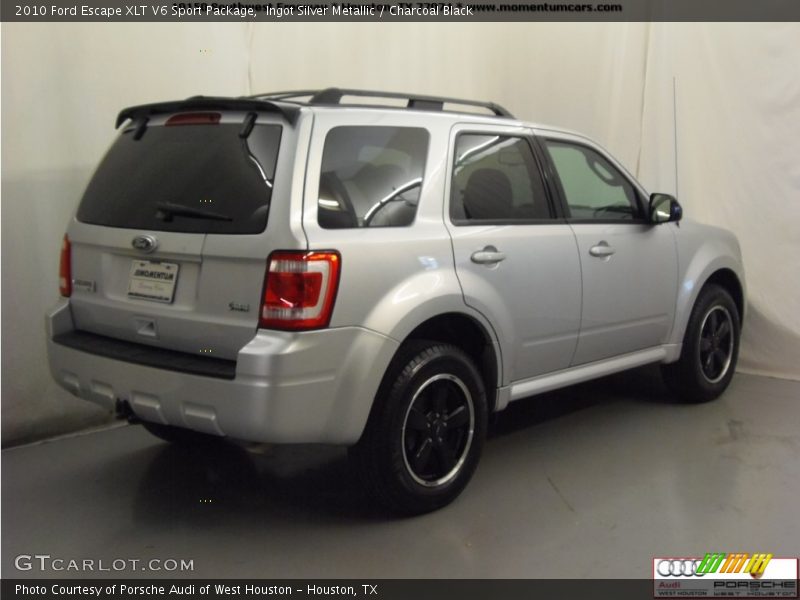 Ingot Silver Metallic / Charcoal Black 2010 Ford Escape XLT V6 Sport Package