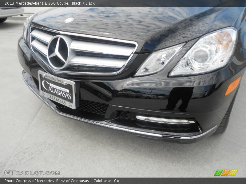 Black / Black 2013 Mercedes-Benz E 350 Coupe