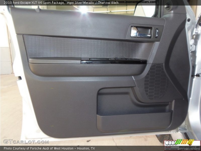 Ingot Silver Metallic / Charcoal Black 2010 Ford Escape XLT V6 Sport Package