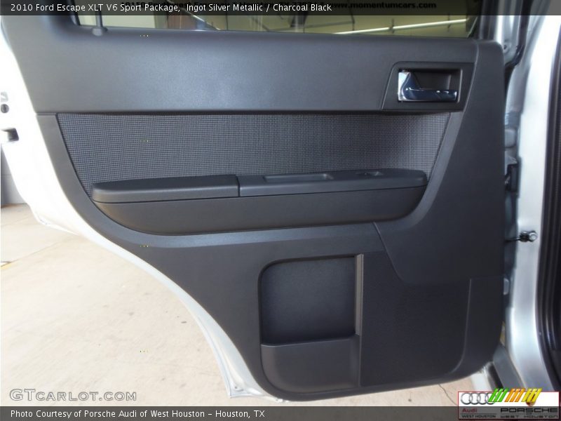 Ingot Silver Metallic / Charcoal Black 2010 Ford Escape XLT V6 Sport Package