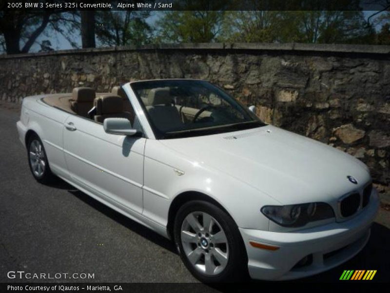 Alpine White / Sand 2005 BMW 3 Series 325i Convertible