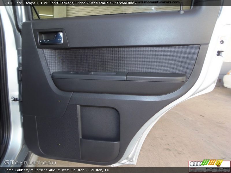 Ingot Silver Metallic / Charcoal Black 2010 Ford Escape XLT V6 Sport Package