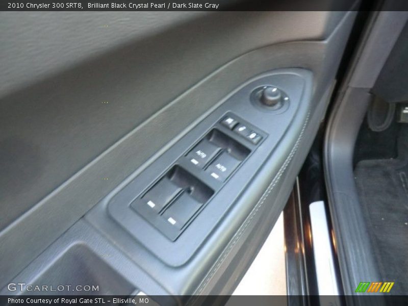 Brilliant Black Crystal Pearl / Dark Slate Gray 2010 Chrysler 300 SRT8