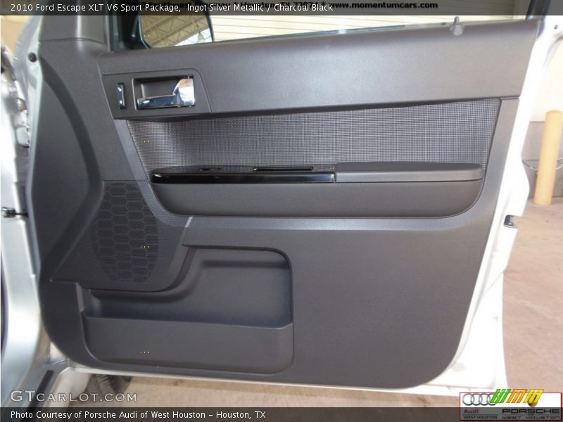 Ingot Silver Metallic / Charcoal Black 2010 Ford Escape XLT V6 Sport Package