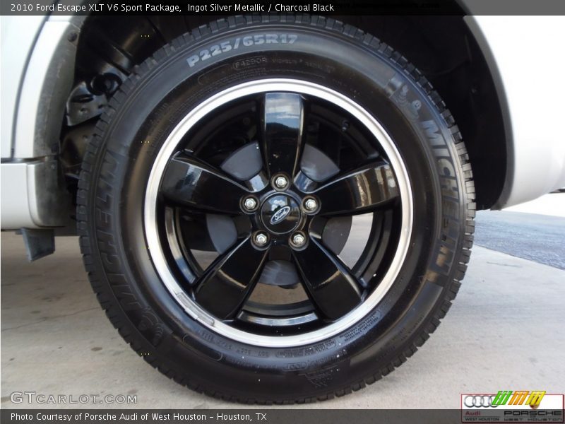 Ingot Silver Metallic / Charcoal Black 2010 Ford Escape XLT V6 Sport Package