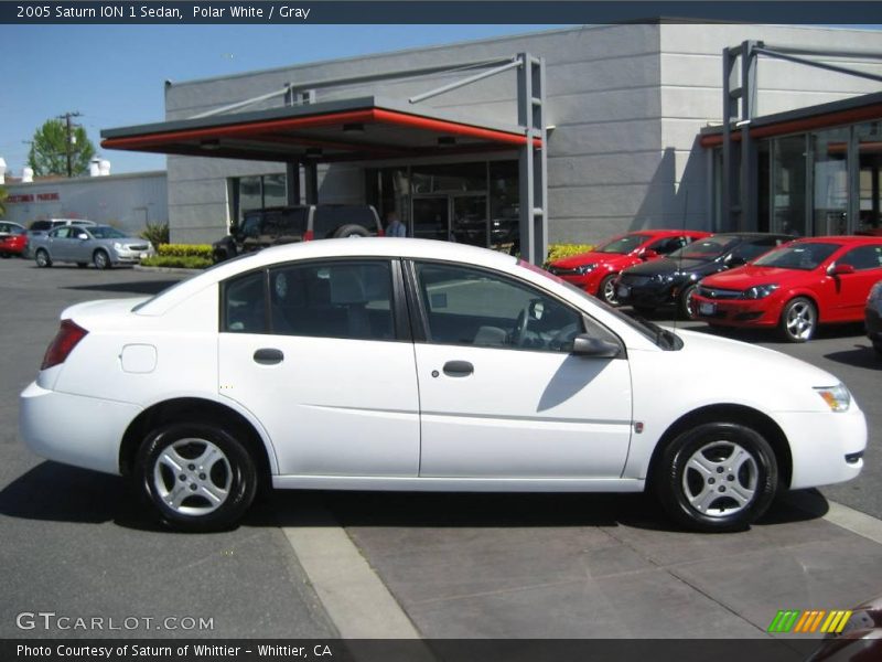 Polar White / Gray 2005 Saturn ION 1 Sedan