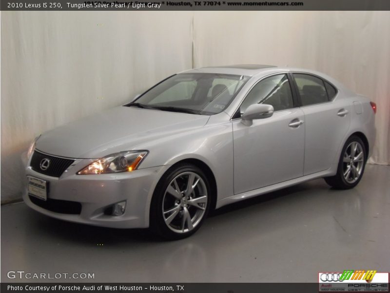 Tungsten Silver Pearl / Light Gray 2010 Lexus IS 250