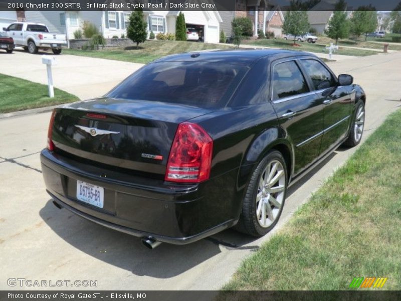 Brilliant Black Crystal Pearl / Dark Slate Gray 2010 Chrysler 300 SRT8