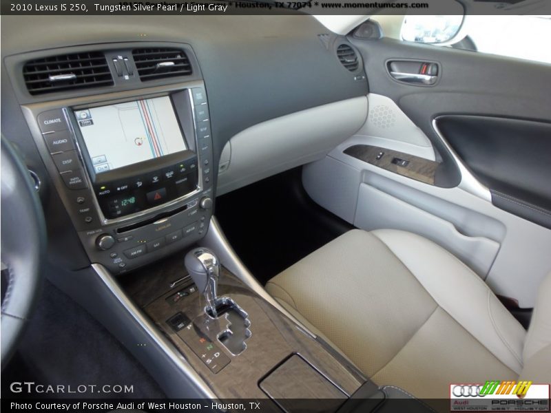 Tungsten Silver Pearl / Light Gray 2010 Lexus IS 250