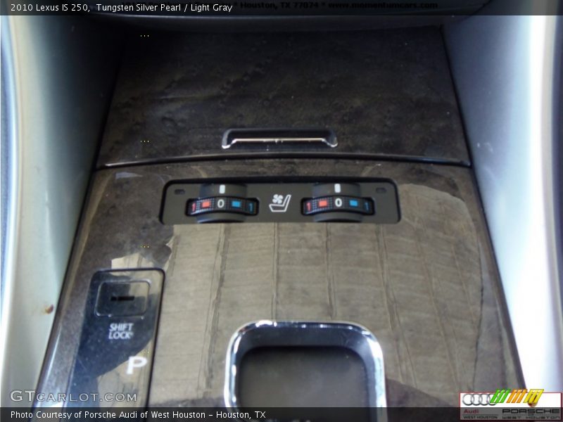 Tungsten Silver Pearl / Light Gray 2010 Lexus IS 250