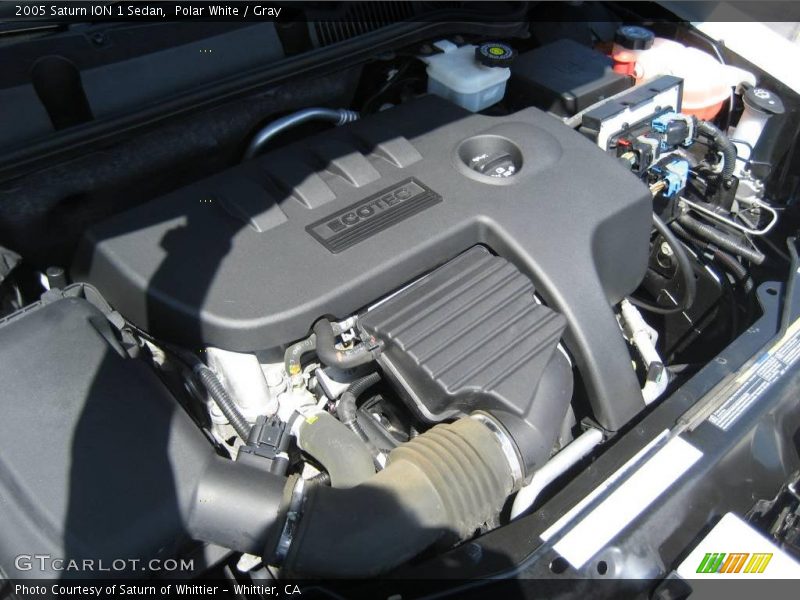 Polar White / Gray 2005 Saturn ION 1 Sedan