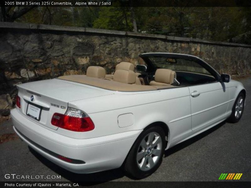 Alpine White / Sand 2005 BMW 3 Series 325i Convertible