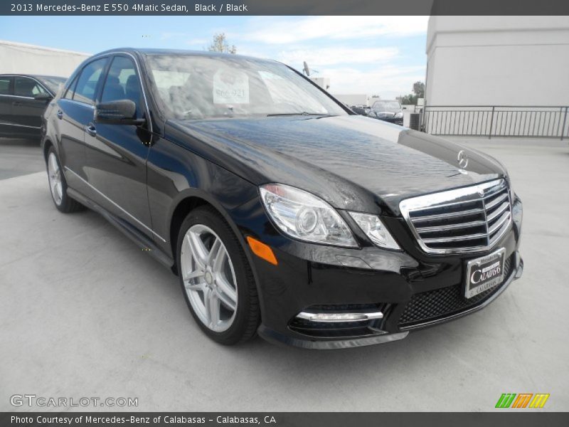 Front 3/4 View of 2013 E 550 4Matic Sedan