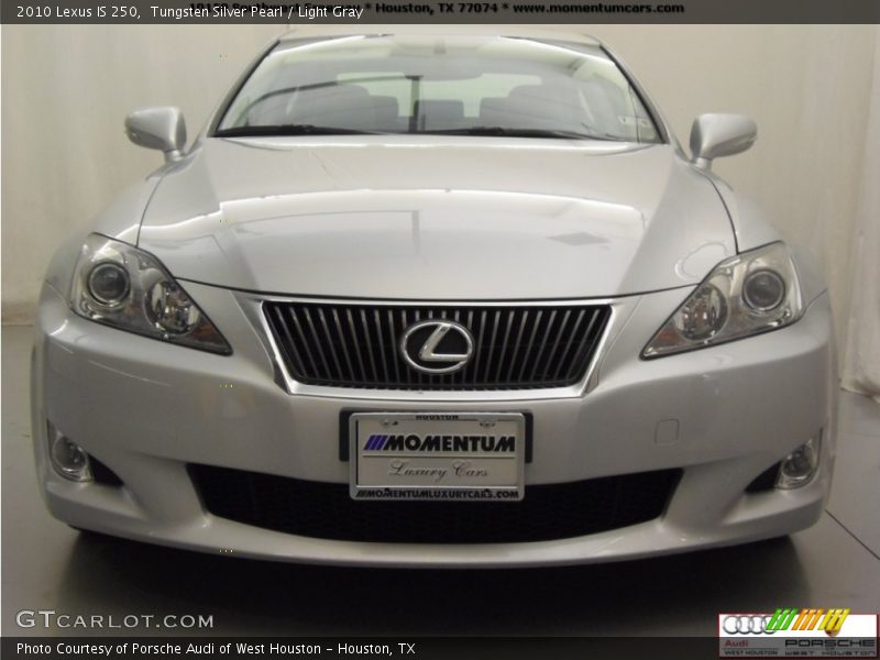Tungsten Silver Pearl / Light Gray 2010 Lexus IS 250