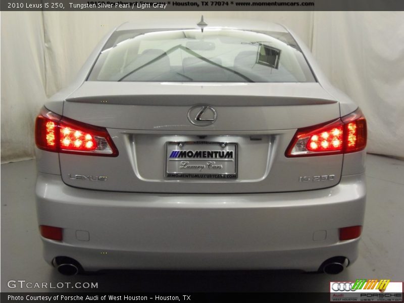 Tungsten Silver Pearl / Light Gray 2010 Lexus IS 250