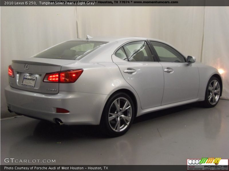 Tungsten Silver Pearl / Light Gray 2010 Lexus IS 250