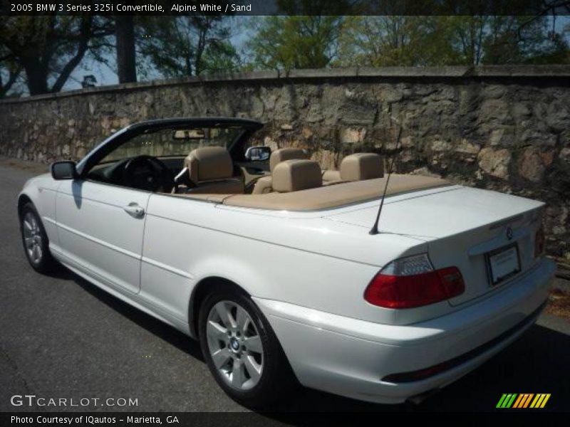 Alpine White / Sand 2005 BMW 3 Series 325i Convertible