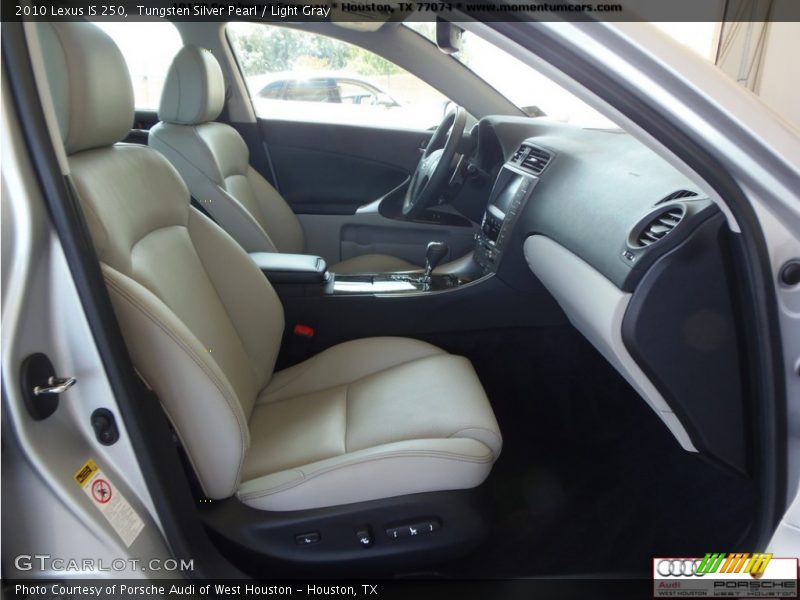 Tungsten Silver Pearl / Light Gray 2010 Lexus IS 250