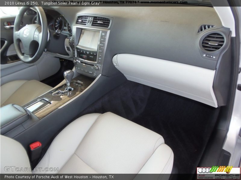Tungsten Silver Pearl / Light Gray 2010 Lexus IS 250