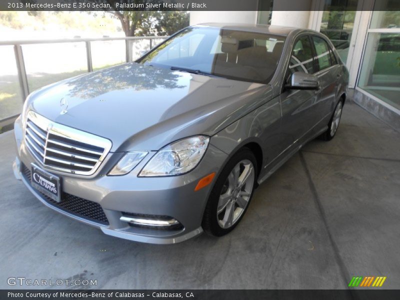 Palladium Silver Metallic / Black 2013 Mercedes-Benz E 350 Sedan