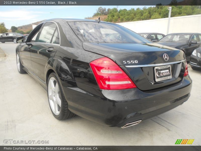 Black / Black 2013 Mercedes-Benz S 550 Sedan