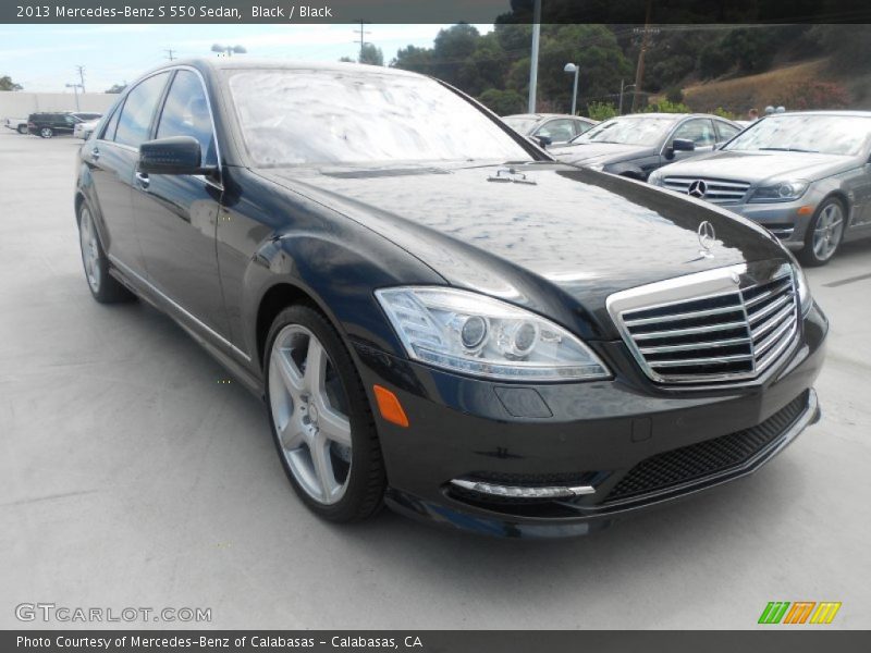 Black / Black 2013 Mercedes-Benz S 550 Sedan