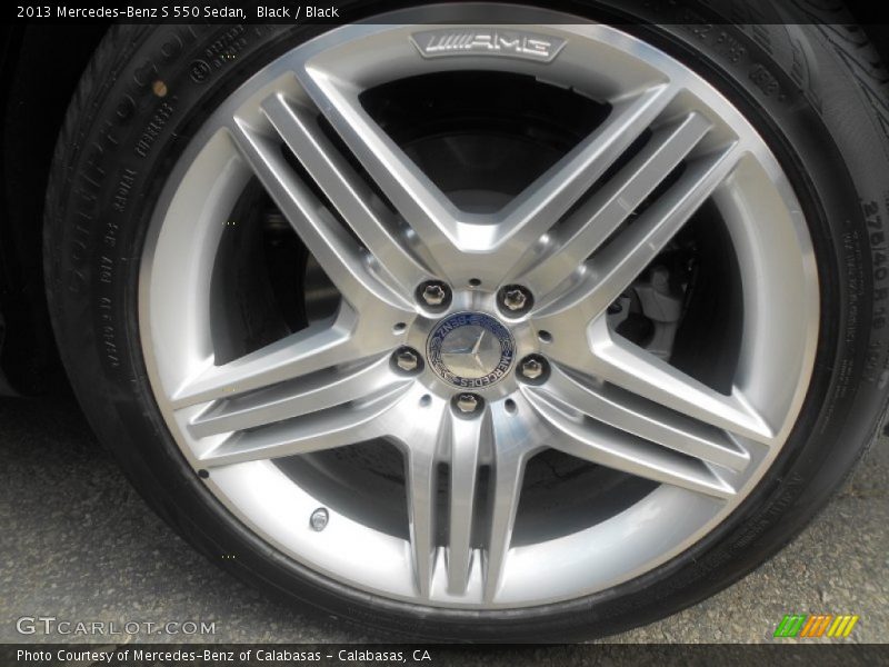 Black / Black 2013 Mercedes-Benz S 550 Sedan