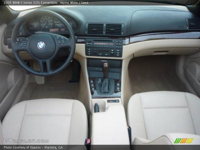 Alpine White / Sand 2005 BMW 3 Series 325i Convertible