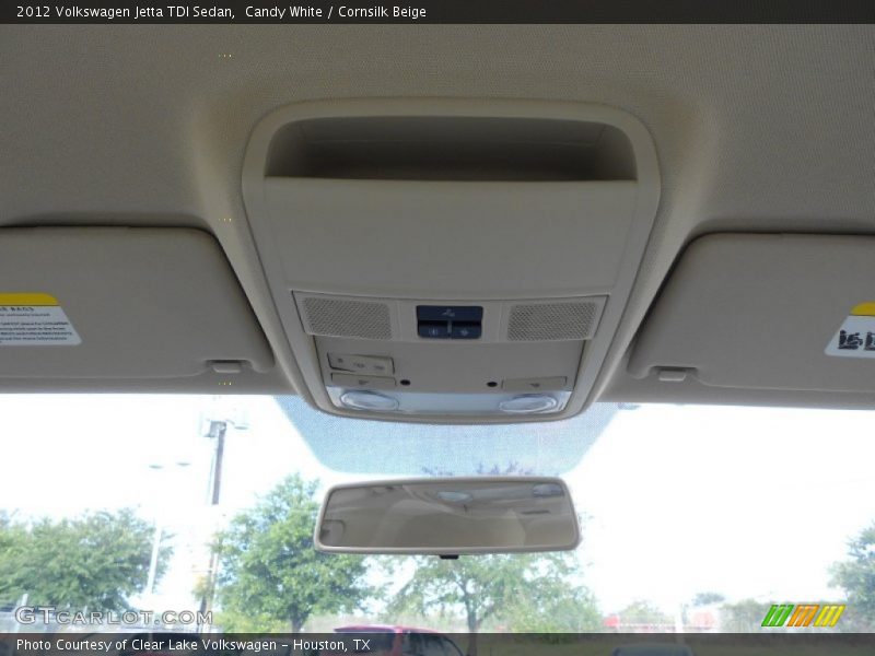 Candy White / Cornsilk Beige 2012 Volkswagen Jetta TDI Sedan