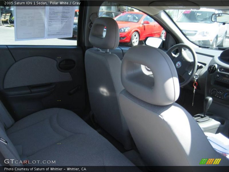 Polar White / Gray 2005 Saturn ION 1 Sedan