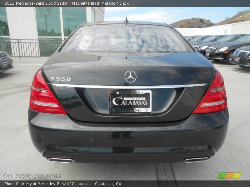 Magnetite Black Metallic / Black 2013 Mercedes-Benz S 550 Sedan