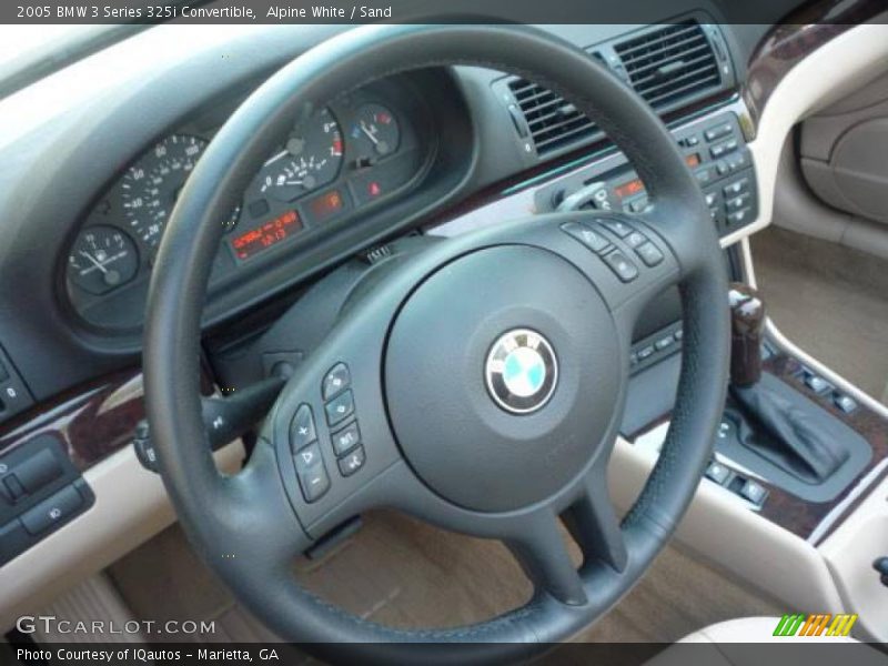 Alpine White / Sand 2005 BMW 3 Series 325i Convertible