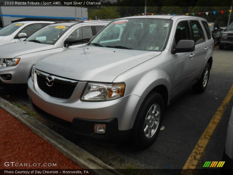 Ingot Silver / Charcoal 2010 Mazda Tribute i Sport AWD