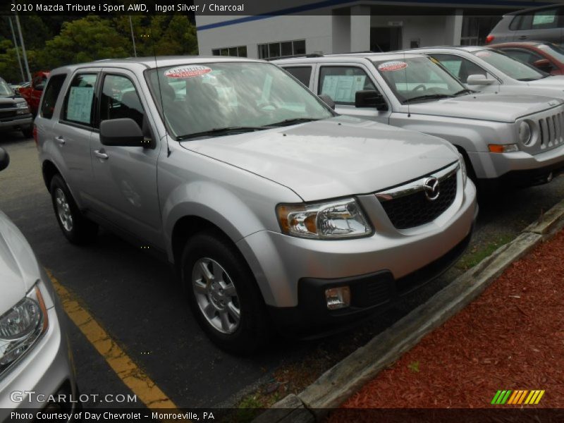 Ingot Silver / Charcoal 2010 Mazda Tribute i Sport AWD
