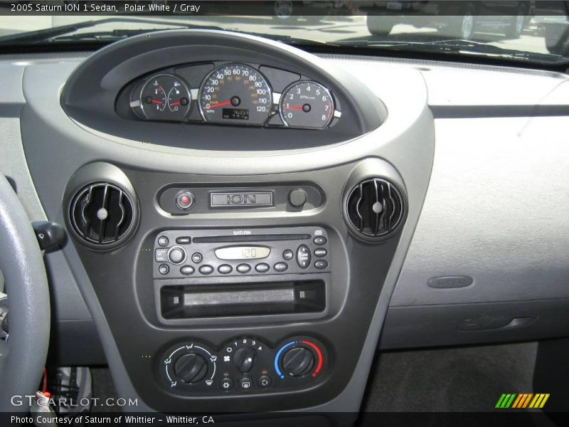 Polar White / Gray 2005 Saturn ION 1 Sedan