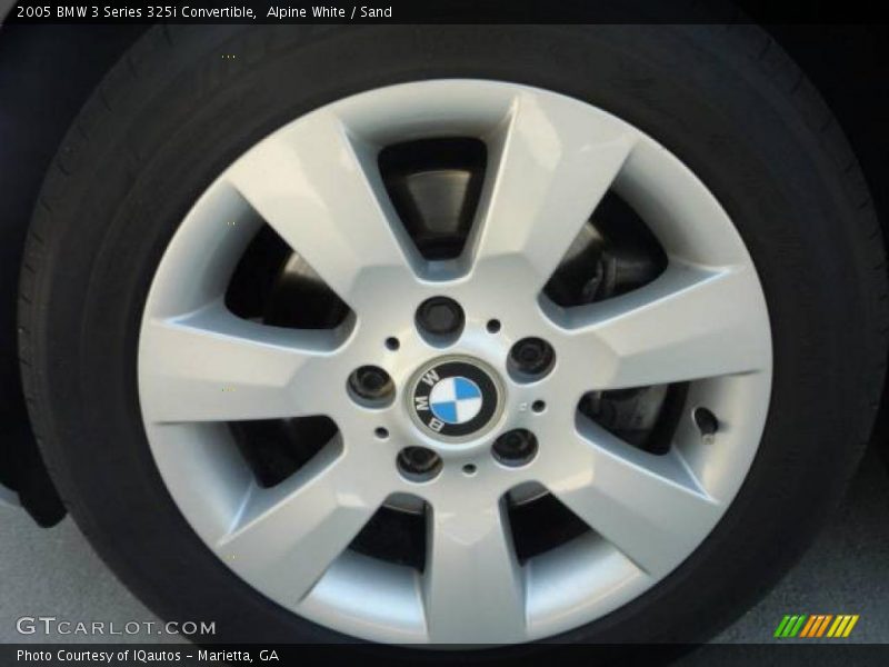 Alpine White / Sand 2005 BMW 3 Series 325i Convertible