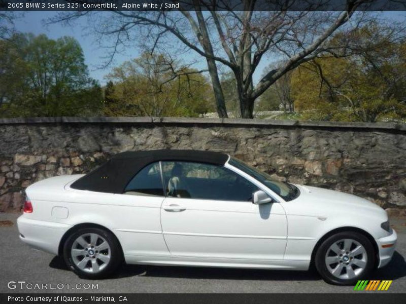 Alpine White / Sand 2005 BMW 3 Series 325i Convertible