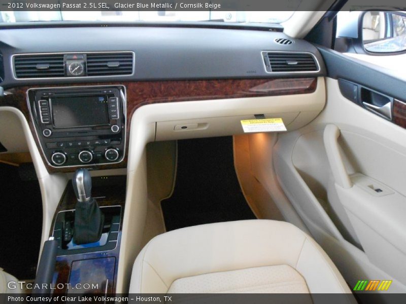 Glacier Blue Metallic / Cornsilk Beige 2012 Volkswagen Passat 2.5L SEL
