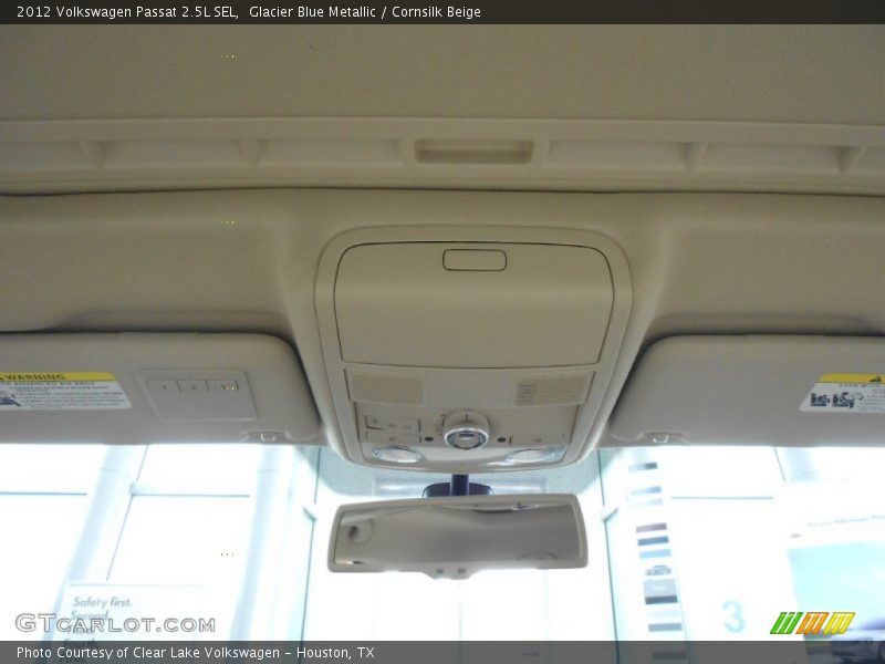 Glacier Blue Metallic / Cornsilk Beige 2012 Volkswagen Passat 2.5L SEL