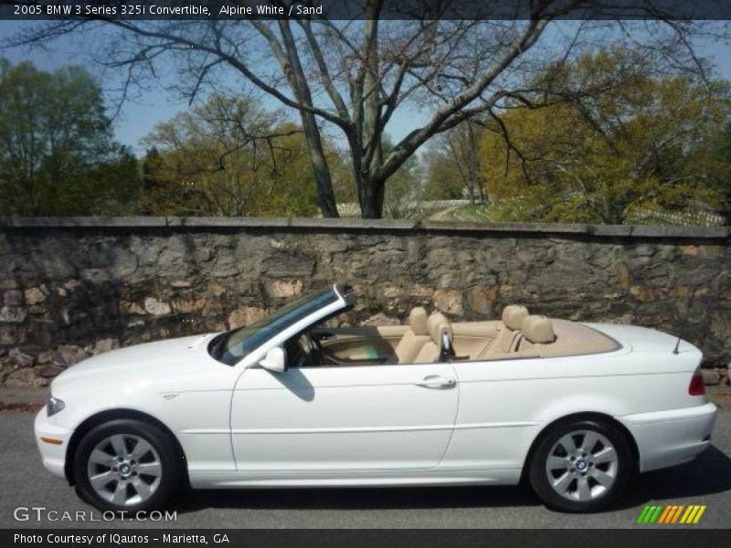 Alpine White / Sand 2005 BMW 3 Series 325i Convertible