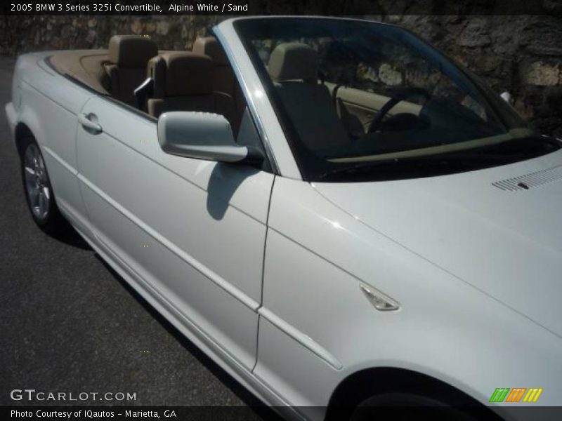 Alpine White / Sand 2005 BMW 3 Series 325i Convertible