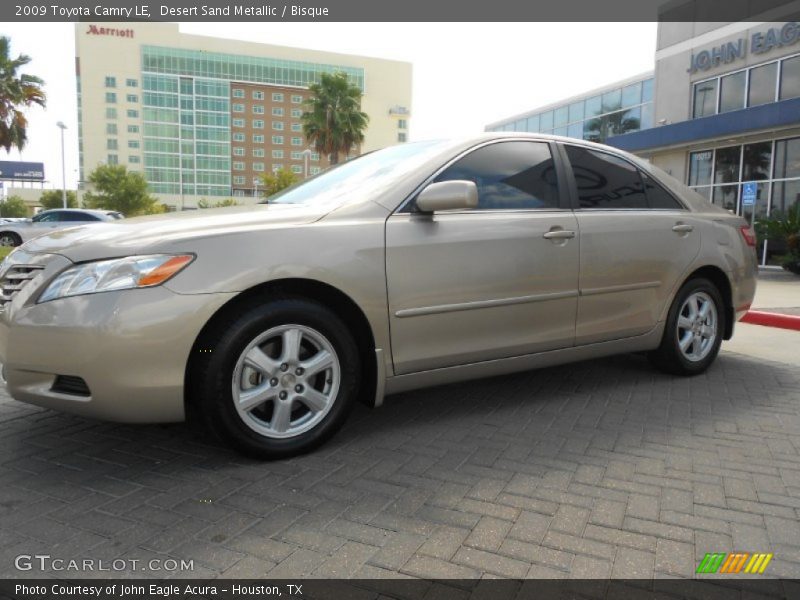 Desert Sand Metallic / Bisque 2009 Toyota Camry LE