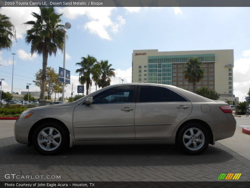 Desert Sand Metallic / Bisque 2009 Toyota Camry LE