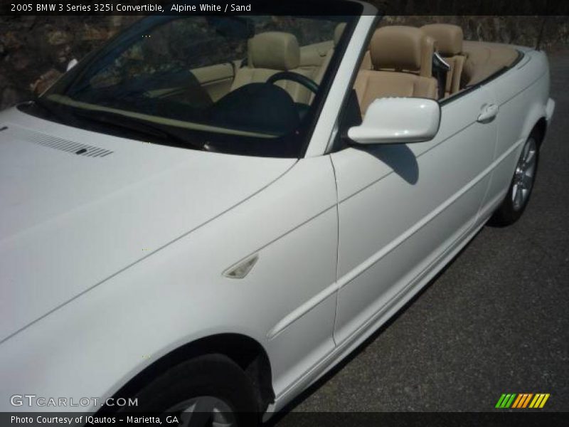 Alpine White / Sand 2005 BMW 3 Series 325i Convertible