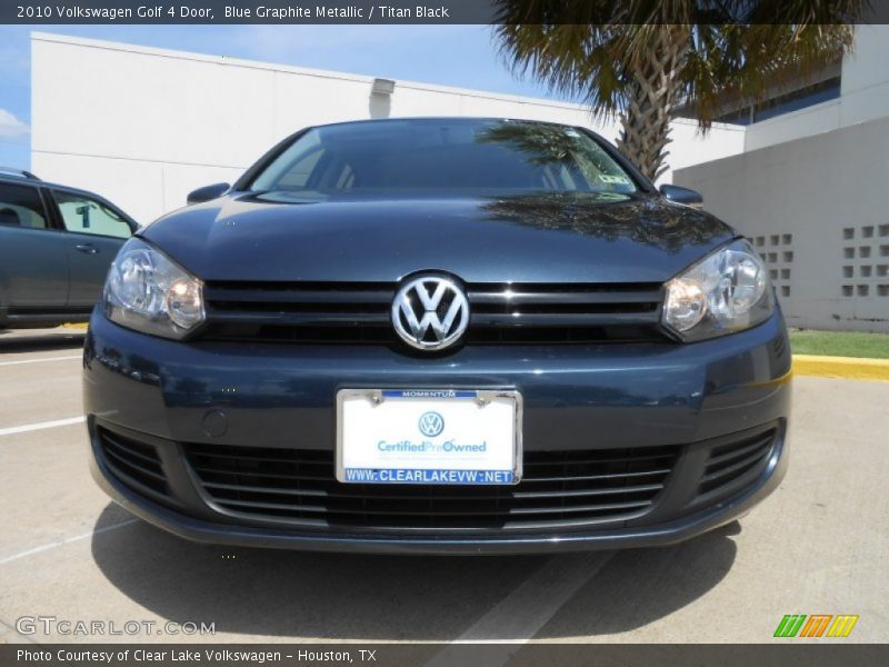 Blue Graphite Metallic / Titan Black 2010 Volkswagen Golf 4 Door