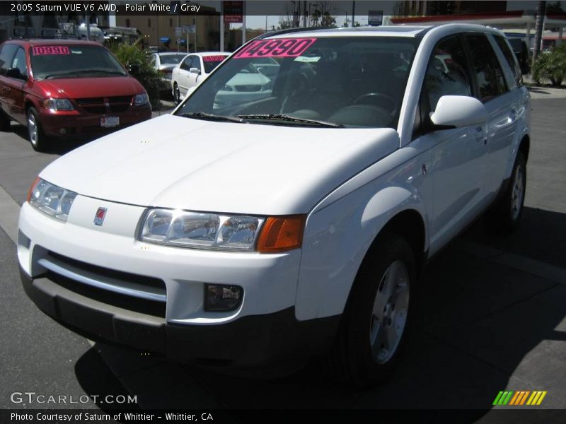 Polar White / Gray 2005 Saturn VUE V6 AWD
