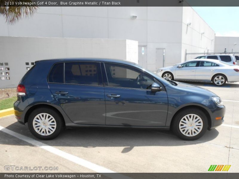 Blue Graphite Metallic / Titan Black 2010 Volkswagen Golf 4 Door