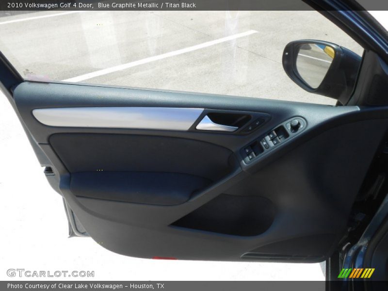 Blue Graphite Metallic / Titan Black 2010 Volkswagen Golf 4 Door